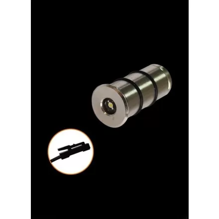 UNIVERSO Bútorba építhető lámpa DC:12v 1w 10lm 4000k IP20 Króm D14x29mm kivágás:D12mm