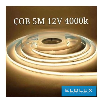 UNIVERSO COB LED szalag 2835-120D 12V 9W-900lm/m 4000k IP20 5m 