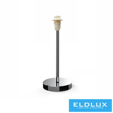 ELDLUX Króm kör alap asztali lámpatest E14