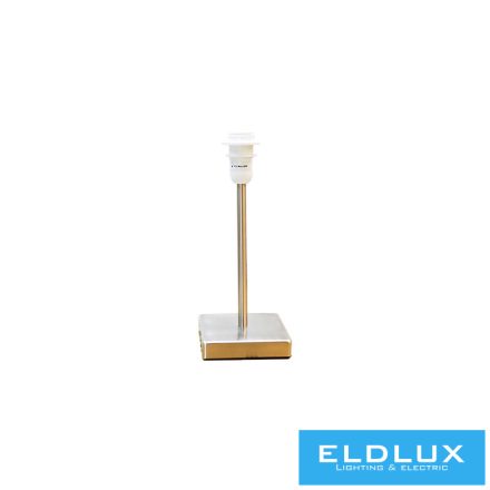ELDLUX Nikkel szögletes alap asztali lámpa E14
