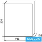 KANLUX KDB-S06T fk. elosztódoboz