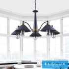 ELDLUX BELLA csillár 5×E27 fekete