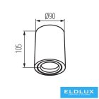 KANLUX TOLEO DTO50-B lámpa GU10