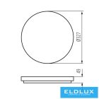 KANLUX VARSO LED 24W-NW-O-SE lámpa