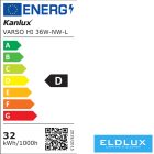 KANLUX VARSO HI 36W-NW-L-SE lámpa