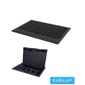 KANLUX Padlódoboz MOWION BIURO+  Fekete 16 modul