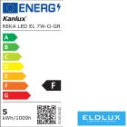KANLUX REKA LED EL 7W-O-GR lámpa