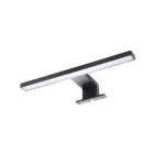 UNIVERSO Falra és bútorra szerelhető tükörvilágítás 5w 430lm CCT.Kap IP44 300x100x45mm Fekete