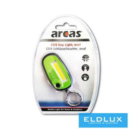 ARCAS kulcstartó COB LED-del 30lm 2-mod 2xCR2032