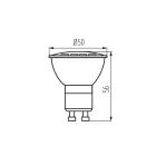 Kanlux GU10 8W-NW LED izzó