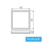 KANLUX AZPO LED 17,5W-CCT L-B lámpa