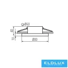 KANLUX FLINI IP44 DSO-W dek.keret