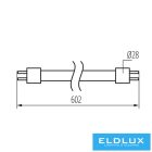 KANLUX T8 LED GLASSv4 9W-NW 1-oldalas 1440lm 4000k 60cm 3év