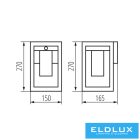 KANLUX VIMO EL 27 SE-BR kerti lámpa