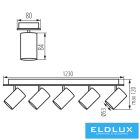 KANLUX EVALO EL-5I B-SR lámpa GU10
