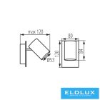 KANLUX EVALO EL-1I B-SR lámpa GU10