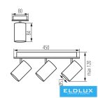 KANLUX EVALO EL-3I W-SR lámpa GU10