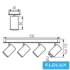 KANLUX EVALO EL-4I B-SR lámpa GU10