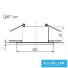 KANLUX GLOZO DSO G/B dekorációs keret SPOT