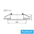 KANLUX FELINE DSO W/W dek. Keret SPOT