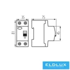 KANLUX KRD6-2/40/30 fírelé