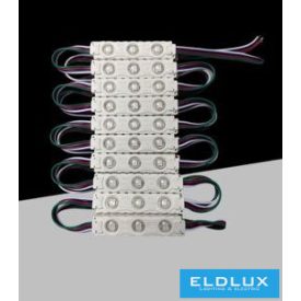   UNIVERSO LED modul 3xSMD-5050 DC:12V 1.5w RGB 75x15mm 20db/csomag