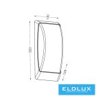 UNIVERSO Kültéri fali lámpa 1xE27 Max.60w IP54 Antracit 129x130x320mm 5év