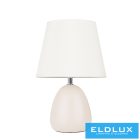 ELDLUX Khaki kerámia asztali lámpatest E14