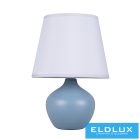 ELDLUX Kék kerámia asztali lámpatest E14
