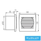 KANLUX EOL 100B  ventilátor hagyományos