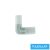 LED szalag 8mm 90° sarok összekötő