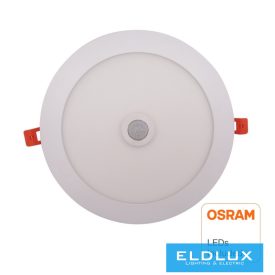   OSRAM chip Süllyeszthető mennyezeti lámpa mozgásérzékelővel 20W  4000K fehér