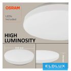OSRAM chip Mennyezeti lámpa  16W-24W CCT fehér