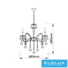 UNIVERSO Csillár 8 karos 8xE14 Max.40W D68x68cm fehér/arany