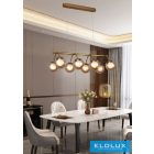 UNIVERSO Függeszték 8xG9 IP20 740x1200mm arany