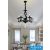 UNIVERSO Csillár 5 karos 5xE14 Max.40W D60x110cm fekete