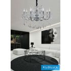 UNIVERSO Csillár 8 karos 8xE14 Max.40W D71x58cm króm