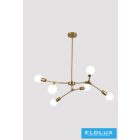 UNIVERSO Mennyezeti lámpa 6xE27 max.40w D800x660mm IP20 Óarany 5év