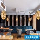 UNIVERSO Függeszték 12w 1080lm 3000k 360° IP20 ∅200x300x1400mm amber