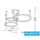 UNIVERSO Függeszték 55w 4400lm 4000K IP20 Fehér D600x1200mm