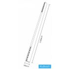 UNIVERSO Függeszték 42w 2720lm CCT IP20 Fekete 1183x56x33mm