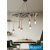 UNIVERSO Kender kötél csillár 6xE27 IP20 1100x1300mm fekete