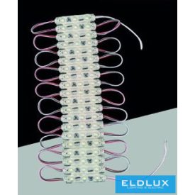   UNIVERSO LED modul 3xSMD-2835 DC:12V 1.2w 140lm Pirosfény 60x10mm 20db/csomag