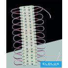 UNIVERSO LED modul 3xSMD-2835 DC:12V 1.2w 140lm Zöldfény 60x10mm 20db/csomag