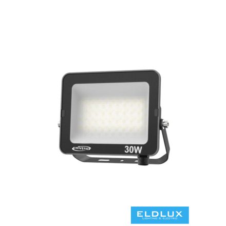 UNIVERSO LED reflektor 30w 2400lm CCT.kap 120° IP65 fekete 169x151x28mm