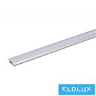 UNIVERSO süllyesztett aluprofil matt fehér fedlappal+végzáró 2m 24.15*6.9mm