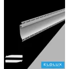 UNIVERSO Süllyesztett LED aluprofil matt fehér fedlappal 2m 134x18.8mm