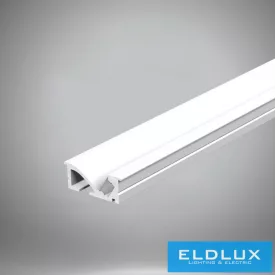   UNIVERSO gipszkartonba süllyeszthető aluprofil matt fehér fedlappal 2m 20.8*8.8mm
