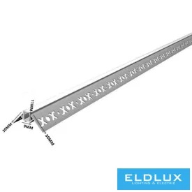   UNIVERSO Külső sarok aluprofil matt fedlappal 2m 50*22.34mm