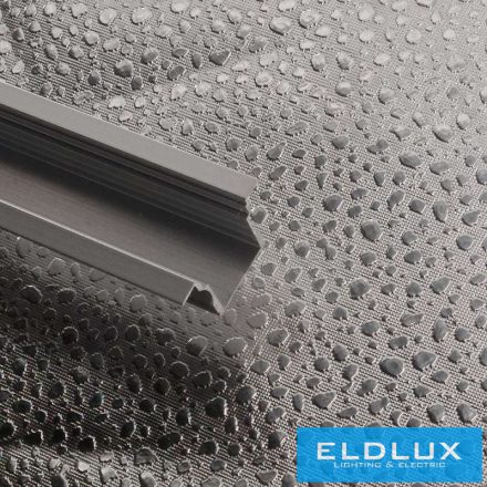 ELDLUX Alumínium profil (17*14mm aluprofil 2m. fedlap 2m. 2db végzáró. 4db felfogató)